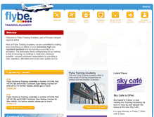 Tablet Screenshot of flybetraining.com
